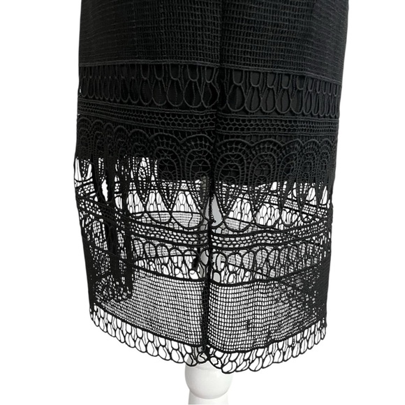 Bardot Mariana Black Lace Sleeveless Size XS US 4 Cocktail Sheath Dress NWT - Picture 10 of 14